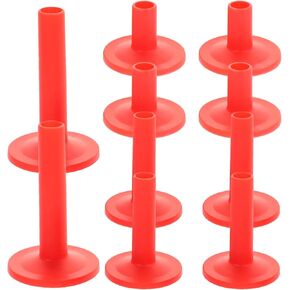 SUPVOX 12 Pcs Cymbal Replacement Accessories Cymbal Stand Drum Sleeve for Percussion Drum Set Parts Black