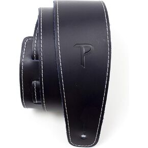 حزام جيتار من بيريز ليذرز ليمتد - جلد بيسبول (سلسلة) - اسود - قابل للتعديل - للجيتار الصوتي/الباس/الكهربائي - صنع في كندا (SP25S-7048) in Kuwait