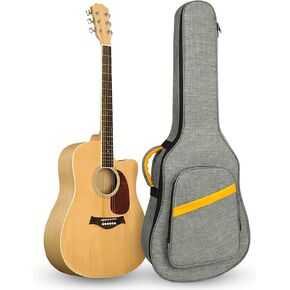 Acoustic Guitar Bag with 0.5 Inch Thick Padding Fit 39 40 41 Inch Acoustic Classical Guitars Waterproof Guitar Gig Bag Guitar Case