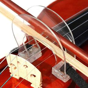Alomejor Violin Bow Corrector Violin Bow Collimator Guilding Tool with Adjustable Strap for Beginner Training Practice