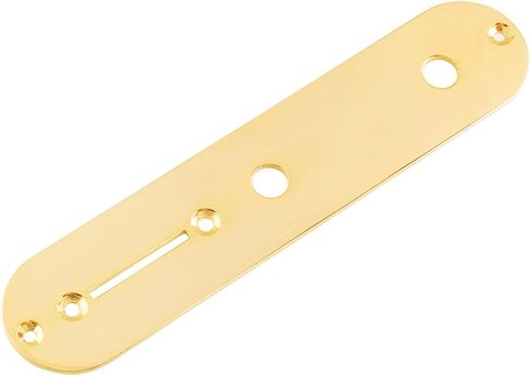 Rubatone Guitar Control Plate Compatible with Fender Tele Telecaster Squier Style Electric Guitar Metal Gold 34.2mm Width. in Saudi Arabia