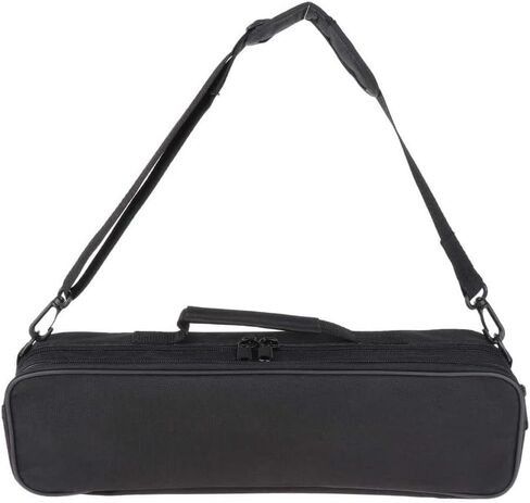 Jiayouy Lightweight Flute Case B-foot Flute Case Cover Bag Carry Bag with Adjustable Shoulder Strap & Plush Lining Black in Saudi Arabia