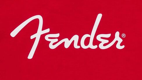 تي شيرت بشعار Fender Spaghetti، أبيض أوليمبي، L in Saudi Arabia
