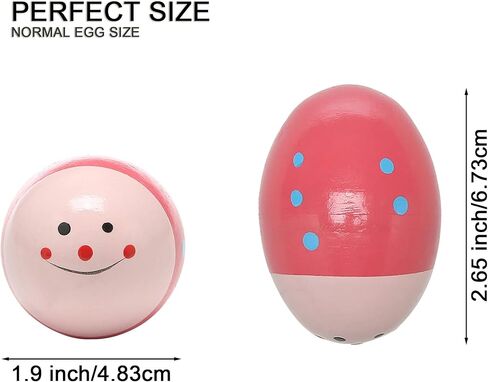 12 قطعة من أدوات هزاز البيض الخشبية، أدوات قرع موسيقية يدوية in Kuwait