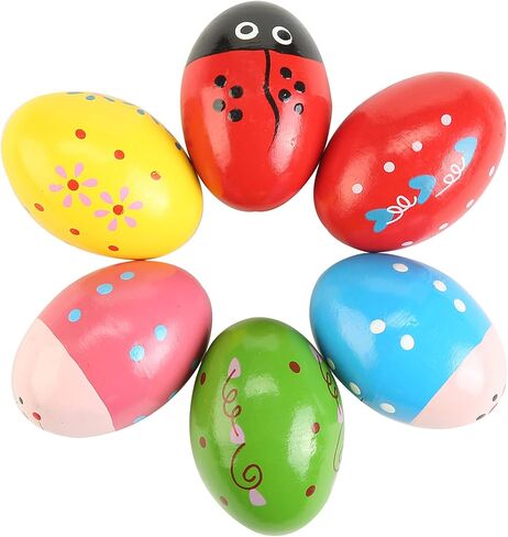 12 قطعة من أدوات هزاز البيض الخشبية، أدوات قرع موسيقية يدوية in Kuwait