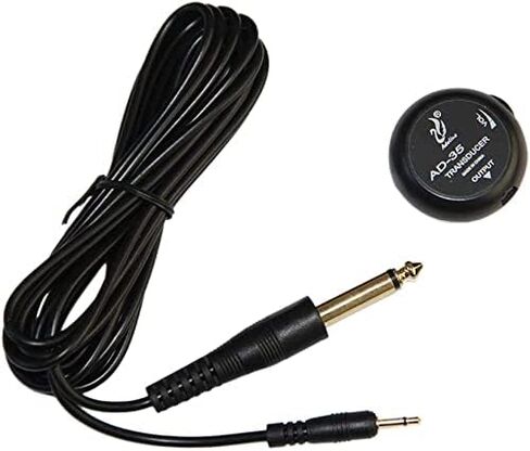 AD-35 Mini Piezo Pickup Contact Microphone Transducer with 3 Meters Cable for Acoustic Classical Folk Guitar in Saudi Arabia