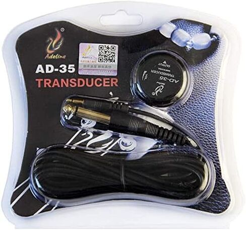 AD-35 Mini Piezo Pickup Contact Microphone Transducer with 3 Meters Cable for Acoustic Classical Folk Guitar in Saudi Arabia
