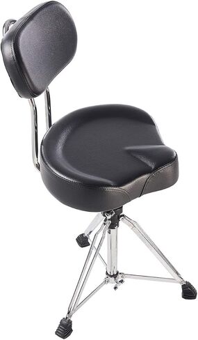 Boltd Drum Throne Made in Taiwan Adjustable Motorcycle Style with Large Backrest Seat Comfortable Drum Set Percussion Stool in Kuwait