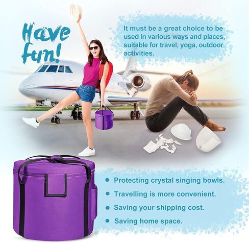 وعاء غناء كريستالي من الكوارتز المضبوط من الكريستال من سي دي اي اف جي ايه بي من سي دي اي اف جي ايه بي مقاس 8 انش (يأتي مع مطرقة مجانية وحلقة دائرية) ¡ F in Kuwait