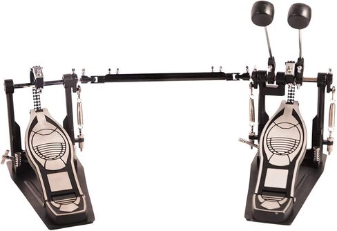 Double Bass Pedal,Two Chain Double Kick Drum Pedal,Bass Drum Pedal 2 way Beater Heads Heavy NO Slip in Kuwait