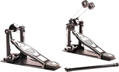 Double Bass Pedal,Two Chain Double Kick Drum Pedal,Bass Drum Pedal 2 way Beater Heads Heavy NO Slip in Kuwait