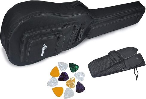 حقيبة غيتار اكوستيك 41 بوصة من فاسوين مزودة بـ 6 جيوب، اختر عينة وشريط غيتار in Kuwait