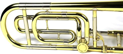 علامة تجارية جديدة Bb/F تينور ترومبون مع جراب وقطعة فم - طلاء ذهبي in Kuwait