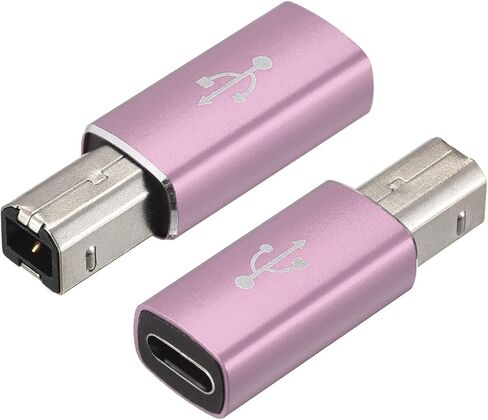 MECCANIXITY USB C Female to MIDI Convert Adapter, Type-C to USB B Adapter Black for Printers, Laptop, Tablet, Piano, Synthesizers in Saudi Arabia