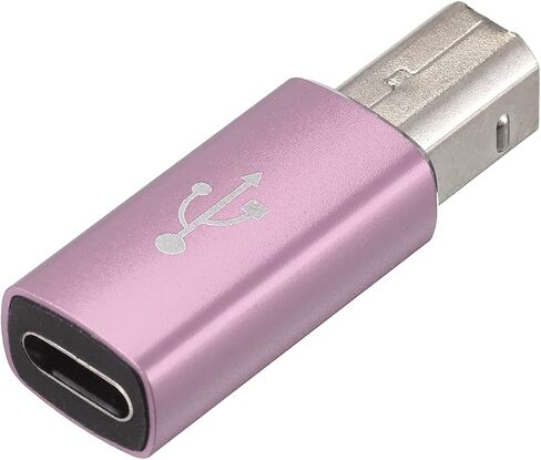 MECCANIXITY USB C Female to MIDI Convert Adapter, Type-C to USB B Adapter Black for Printers, Laptop, Tablet, Piano, Synthesizers in Saudi Arabia