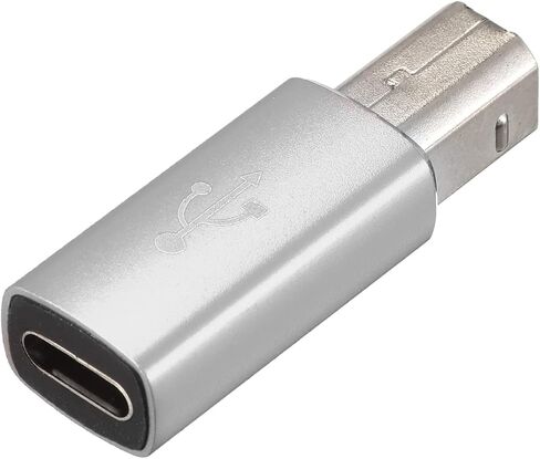 MECCANIXITY USB C Female to MIDI Convert Adapter, Type-C to USB B Adapter Black for Printers, Laptop, Tablet, Piano, Synthesizers in Saudi Arabia