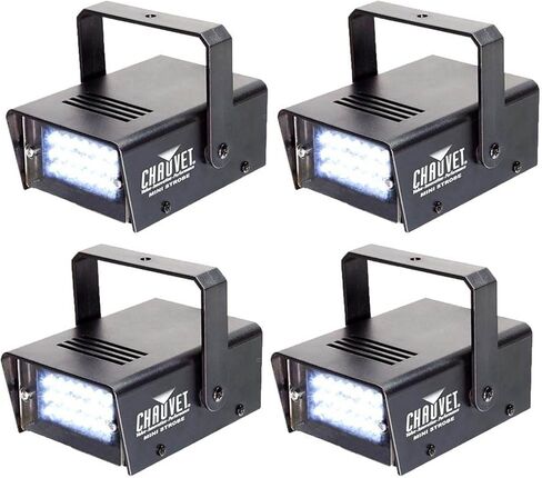 4 CHAUVET DJ CH730 Adjustable 1-12 Flash/Sec Mini Strobe LED Club Light Effects in Saudi Arabia