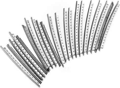 KADIROSA Guitar Fret Wires, 2.9mm Crown Width 21 Frets Stainless Steel Fretwire Set for Electric Guitar Bass Guitar Fingerboard in Saudi Arabia