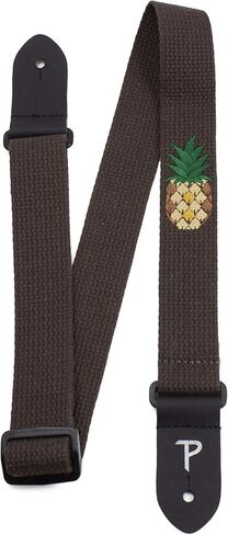 Perris Leathers CWS15EMB-7109 Cotton Ukulele Strap with Embroidered Design- 1.5", Hibiscus in Saudi Arabia