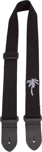 Perris Leathers CWS15EMB-7109 Cotton Ukulele Strap with Embroidered Design- 1.5", Hibiscus in Saudi Arabia