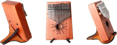 ميوايير حامل كاليمبا خشبي محمول قابل للفصل لعرض البيانو والابهام، اطار ثابت لـ 10 مفاتيح و17 مفتاح كاليمبا in Kuwait