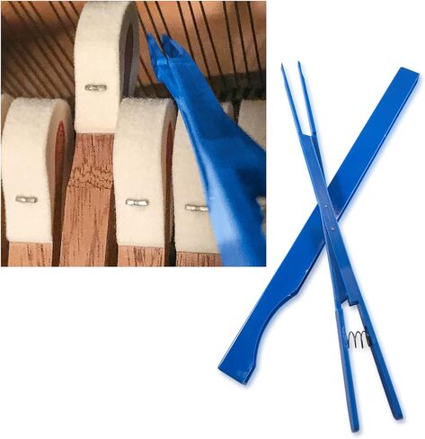 مجموعة ادوات ضبط البيانو الاحترافية - مفتاح ضبط مجموعة متنوعة من شوكات ضبط الصوت ومطرقة صغيرة ومفك براغي ملقط in Kuwait