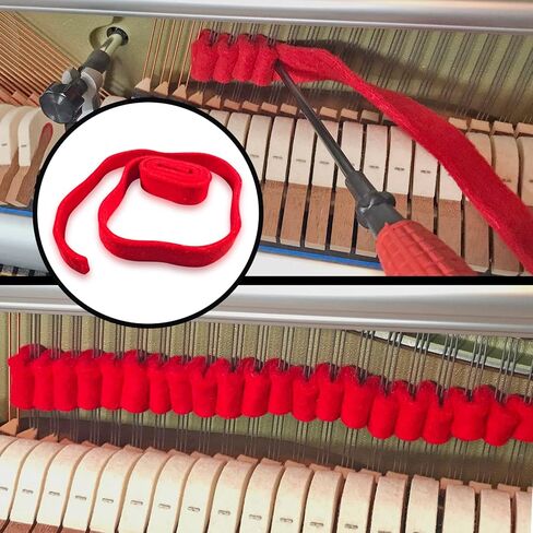 مجموعة ادوات ضبط البيانو الاحترافية - مفتاح ضبط مجموعة متنوعة من شوكات ضبط الصوت ومطرقة صغيرة ومفك براغي ملقط in Kuwait