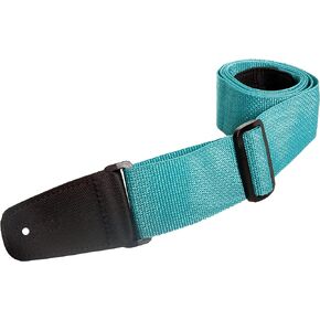 Henry Heller HPOLM-TEA 2-Inch Wide Vegan Nylon Guitar Strap - Teal in Saudi Arabia