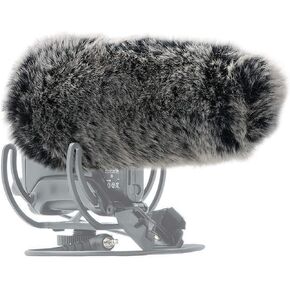 SUNMON Mic Furry Windscreen، VMP+ Deadcat الزجاج الأمامي متوافق مع Rode VideoMic Pro + Plus ميكروفون الكاميرا