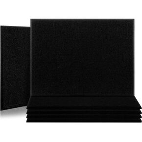 لوحات صوتية كبيرة من Uoisaiko مقاس 16 بوصة × 12 بوصة، 6 عبوات حشوة مقاومة للصوت عالية الكثافة، لوحات جدارية عازلة للصوت لسقف الاستوديو والمكتب المنزلي والمعالجة الصوتية in Kuwait