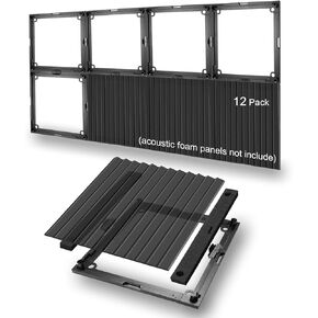 اطارات الواح فوم عازلة للصوت، تركيب وازالة لوحات المعالجة الصوتية، اطارات خاصة بنقرة بسيطة، تصميم معياري، سهلة الاضافة والازالة in Kuwait