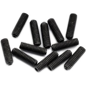 مسامير ارتفاع السرج من الفولاذ المقاوم للصدأ M3x8mm من Musiclily Pro لجسر باس الجيتار الكهربائي المستورد، اللون الأصلي (مجموعة من 12) in Kuwait