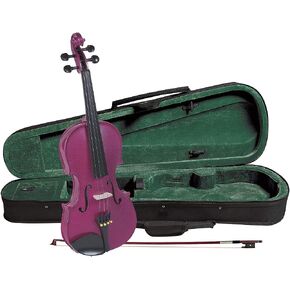 Cremona SV-75 Premier Novice Violin Outfit - Sparkling Purple - 1/2 Size
