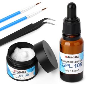 RUNJRX Keyboard Switch Lube 15g/0.53oz,JRX-205 G0 Key Switch Lube for Mechanical Switches and Stabilizers in Saudi Arabia