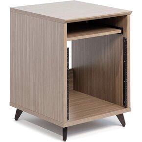Gator Frameworks Elite Furniture Series Sidecar Cabinet with with Configurable Rack Space & Shelving Black Finish, (GFW-ELITESIDECAR-BLK)