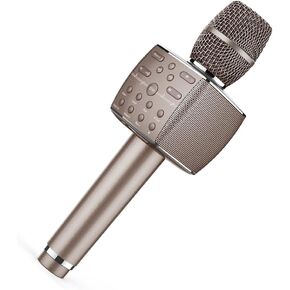 ميكروفون كاريوكي 27 وات لاسلكي بلوتوث كاريوكي ميكروفون 5 في 1 محمول محمول كاريوكي ميكروفونات مكبر صوت مع 3 مكبرات صوت للأطفال والكبار في المنزل وحفلات أعياد الميلاد in Kuwait