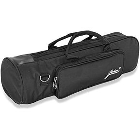Flexzion Senior Trumpet Gig Bag Case Durable Soft Nylon Padded Portable Instrument Accessory with Double Zippers and Adjustable Shoulder Strap in Black in Kuwait