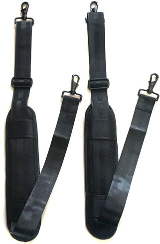yinfente 2pcs Replacement Shoulder Strap Padded Universal Adjustable Bag Strap with Hooks for Laptop Violin case in Saudi Arabia