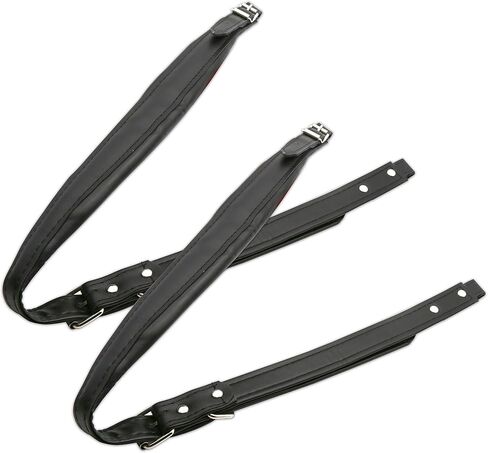 INKNOTE 1 pair Accordion Straps, Adjustable Accordion Shoulder Straps, Accordion Straps Leather Adult Soft Comfortable Durable Wear-resistant PU for 16-120 Bass Accordion Music Instrument Bronze in Saudi Arabia