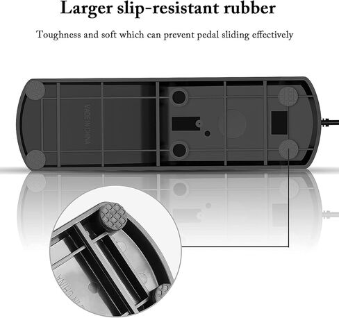 دواسة استراحة احترافية للوحة المفاتيح ودواسة البيانو - لوحة مفاتيح Ait-u حديثة لدواسة البيانو مع مفتاح قطبي 1/4 بوصة للوحات المفاتيح ميدي وبيانو رقمي ولوحة مفاتيح إلكترونية in Kuwait