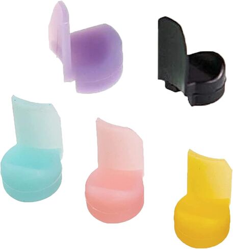 5 Pcs Clarinet Oboe Thumb Rest Cushion,Comfortable Soft Silicone Thumb Protector for Woodwind Instrument(5 Colors) in Saudi Arabia