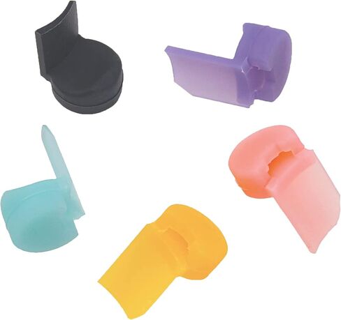 5 Pcs Clarinet Oboe Thumb Rest Cushion,Comfortable Soft Silicone Thumb Protector for Woodwind Instrument(5 Colors) in Saudi Arabia