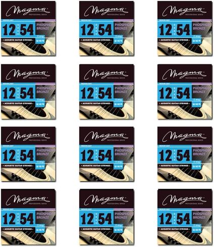 Magma Acoustic Guitar Strings Regular Light Gauge 80/20 Bronze Set.011 - .052 (GA130B80) 1 Set in Kuwait