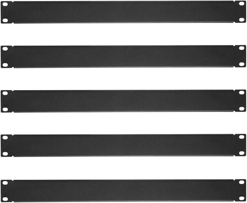 هومايسون 5 قطع من اللوحات الفارغة 1U - لوحة حشو معدنية للتثبيت على الرف لخزانة رف الخادم مقاس 19 انش او العلبة in Kuwait