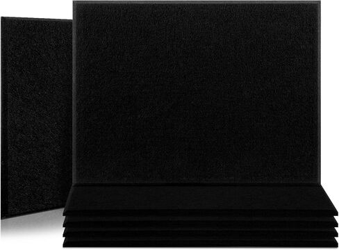 لوحات صوتية كبيرة من Uoisaiko مقاس 16 بوصة × 12 بوصة، 6 عبوات حشوة مقاومة للصوت عالية الكثافة، لوحات جدارية عازلة للصوت لسقف الاستوديو والمكتب المنزلي والمعالجة الصوتية in Kuwait