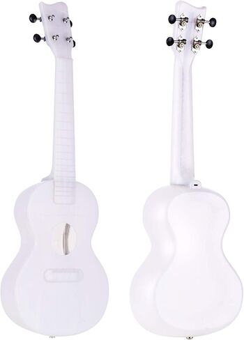 جيتار متوهج من Moreup ، 58.42 سم LED ضوء شفاف من ألياف الكربون Hawaiian Uke مع حقيبة ضجيج مجموعة هدايا موالف رقمي الكل في واحد in Kuwait