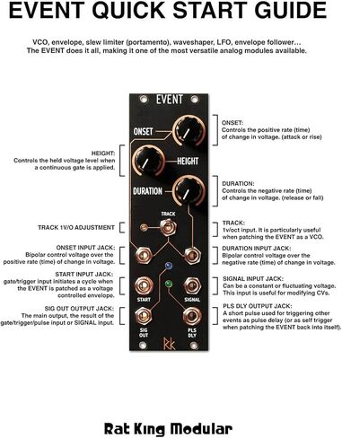 سينثروتيك وحدة ايفينت يوروراك من رات كينغ موديولار in Kuwait