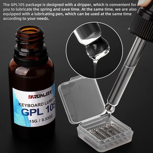 RUNJRX Keyboard Switch Lube 15g/0.53oz,JRX-205 G0 Key Switch Lube for Mechanical Switches and Stabilizers in Saudi Arabia
