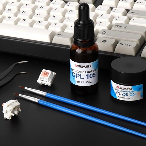 RUNJRX Keyboard Switch Lube 15g/0.53oz,JRX-205 G0 Key Switch Lube for Mechanical Switches and Stabilizers in Saudi Arabia