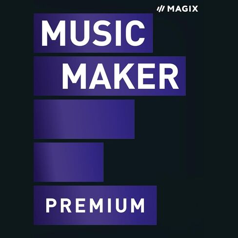 MAGIX Music Maker 2023 Premium - اصنع الموسيقى التي تحبها، برنامج صوتي، برنامج موسيقى، ترخيص Windows 10 / 11، I 1 PC in Kuwait